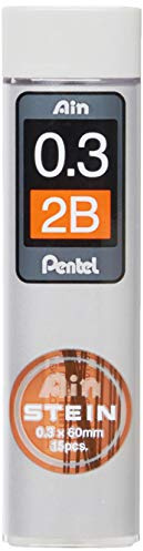 Pentel Druckbleistift-Feinmine AIN STEIN C273, Härtegrad: 2B
