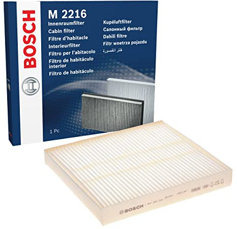 Bosch M2216 Filtro de Habitáculo Estándar - Filtro de Repuesto - Eficaz Contra Polen y Polvo, para un Aire más Limpio en el Vehículo