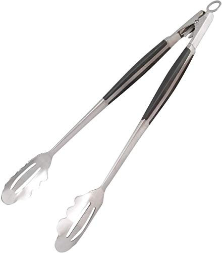 Campingaz Grillzubehör, Premium Grillzange aus Edelstahl, extra lang für Gasgrill und Holzkohlegrill, spülmaschinenfest, Länge 46 cm, 46 x 4.8 x 4.4000000000000004 cm, Silber