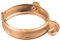 dachrinnen-shop.de Kupfer Rohrschelle M10 / DN 76 Bronze