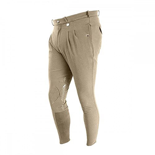 HyPERFORMANCE - Pantalon d'équitation Harrogate pour homme, beige, 71cm-R