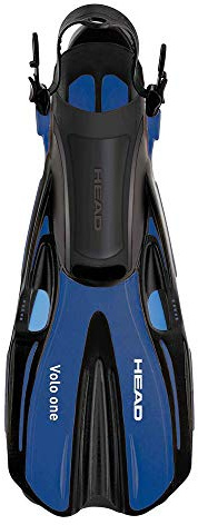 Head Mares Volo One Adjustable Snorkeling Fins, Blue, Small