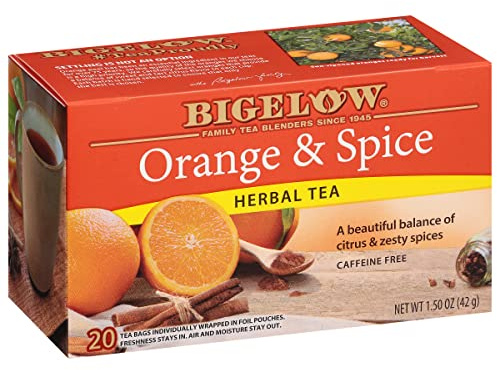 Bigelow Tea Orange and Spice Tea, 20 ct