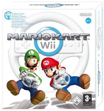 Mario Kart Wii + volant wii wheel