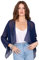 likemary Bolero Damen festlich - Bolerojäcken für Abendkleid - Eleganter durchsichtiger Cardigan - Überwurf für tagsüber & Abendveranstaltungen Blaubeere 44 (UK 18)