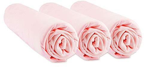 3 Spannbetttücher Bambus für Bett Wiege 40 x 80/40 x 90 – 6 Farben Erhältlich