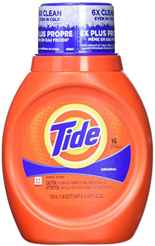 Proctor & Gamble 13875 2-X Tide Laundry Detergent Original Scent 25 oz. - Case of 6