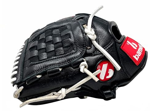 Barnett GL-120 Gant de Baseball Cuir de compétition Outfield 12, pour droitier (REG), Noir