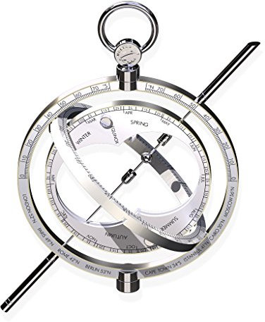 HELIOS Sonnenuhren Cielo Reloj de Sol, brújula Solar de Paladio