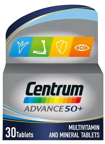 Centrum Advance 50+ Multivitamin (30 Tablets)