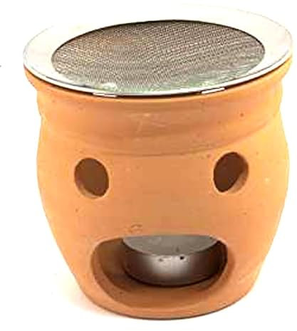 Räucherstövchen aus Ton, zum Verräuchern von Kräutern und Harzen