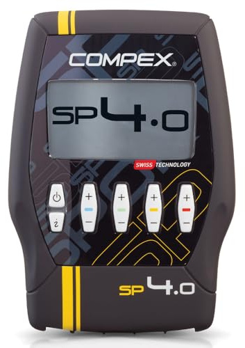 Compex SP 4.0 - Muscle stimulator EMS, TENS and Massage - 4 independent channels, 999 intensity levels, 30 programmes Coach application compatible - MI sensor