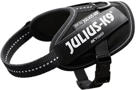 Julius-K9, 16IDC-P-B2, IDC Powerharness, dog harness, Size: Baby 2, Black