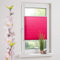 Liedeco® Plissee verspannt mit Klemmträger / 60 x 150 cm red Magnolia (rot) (Breite x Höhe) / lichtdurchlässig Blickdicht und stufenlos verstellbar/leichte Innen-Montage ohne Bohren