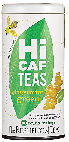 The Republic of Tea — HiCAF Gingermint Green Tea, 50 Tea Bags, High in Caffeine