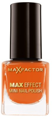 Max Factor Max Effect Mini Nail Polish, 25 Bright Orange 4.5ml