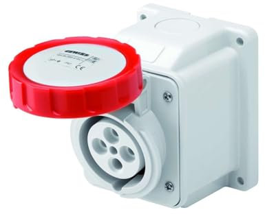 CEE WANDSTECKDOSE IP67 10°3P+N+T 32A 400