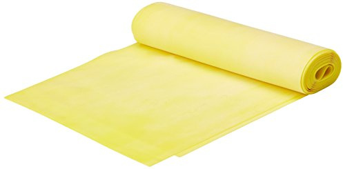 Thera-Band Gymnastikband, 2,5 m, mit Reißverschlusstasche, Gelb, 2,5 m
