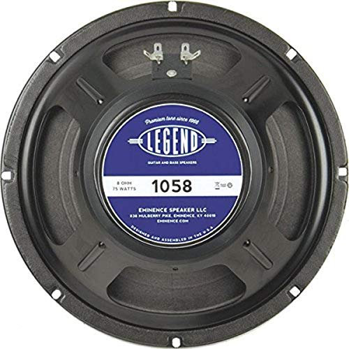 Eminence Legend 1058 10 Guitar Speaker, 75 Watts at 8 Ohms