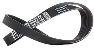 Metzger 6PK1209 DAYCO Keilrippenriemen, Schwarz