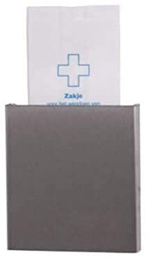Allcare 13061 Dutch Bins AC HBDP E Hygienebeutelspender für Papierhygienebeutel Edelstahl
