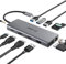 HUB USB C, Adaptador TOTU 13 en 1 Type C Hub Dongle actualizado (4K Dual HDMI y DP, 75W PD), estación de Acoplamiento de Pantalla Triple para Sistemas Windows y MacBook Pro USB C
