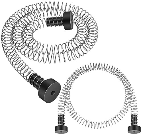 Pelopy 2 Pcs Zipline Spring Brake, 5.3 ft Stainless Steel for 3/16-3/8 Wire