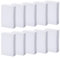 Borrador Mágico 10 Piezas, Esponja de Melamina de Limpieza, Esponja Mágica, Esponja Borradora de Suciedad para Limpieza Hogar, Cocina, Pared, Baño, Pisos, Zapatos, Blanca