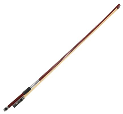 ABOOFAN Accesorio para Violín de Tamaño 1/2 con Rana de Ébano y Diseño de Ojos Parisinos, Madera Estable y Crin de Caballo para Práctica Personal Avanzada