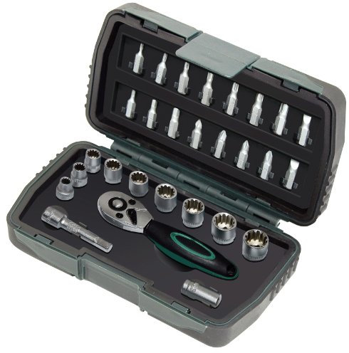 Mannesmann - M29185 - 28 piezas Juego de llaves de vaso