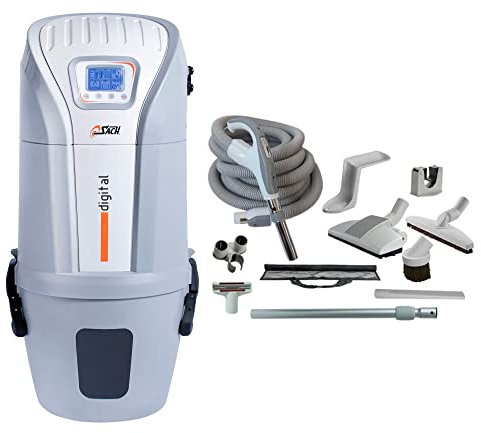 Central Aspiradora Vac Digital 1.8 + Set de manguera 10 m Plus