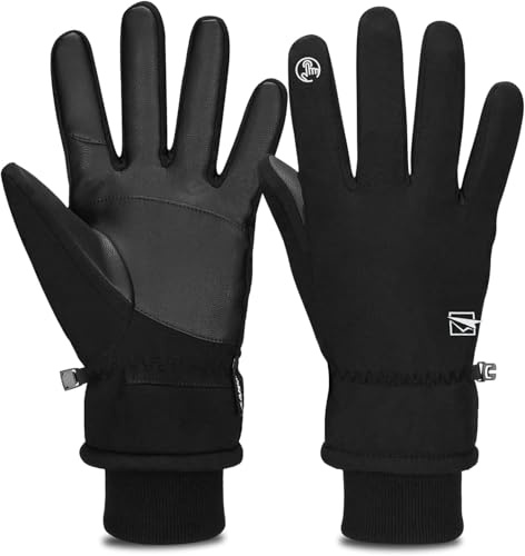 Cevapro Winterhandschuhe Herren Damen Thermo Handschuhe Wasserdicht Winddicht mit Touchscreenhandschuhe Extra Dickem Fleece Für Snowboard Ski rutschfeste Wandern (-25°C)