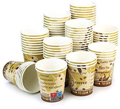 Octopus 80x kaffemugg to Go kartong 175 ml Coffee to go' pappmugg, engångsmugg