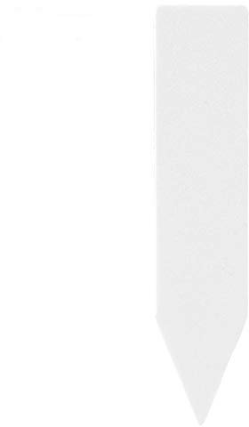 100 unidades Nombre de la planta Etiqueta de la etiqueta Marcador Plástico Semilla de flor Vegetal Nombre Participación (White)