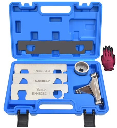 Camshaft Retaining and Alignment Timing Tool Kit, Compatible with GM GMC Cadillac Buick Pontiac Chevrolet 2.8 2.9 3.0 3.2 3.5 3.6 3.7 4.2 Engine, Replace J-44221 EN-48383 EN-46105 EN-46106 EN-46111