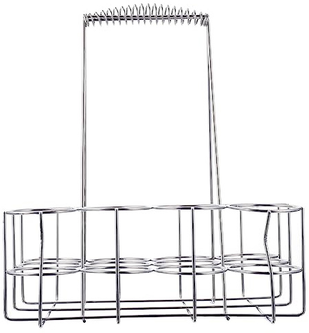 PHENOFICE Sturdy Beer Bottle Crate Metal Beer Holder Carrier 12 Bottle Capacity Sturdy and Break Resistant