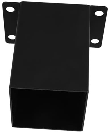 DIYEAH Post Base Flange Heavy Duty Pavilion Column Base for Deck Fence Posts Black