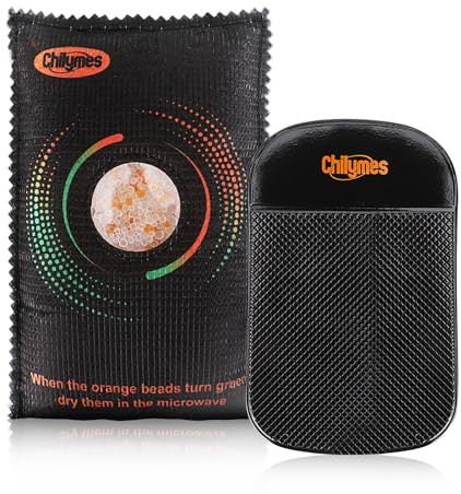 Deumidificatore per Auto,Sacchetto Deumidificatore con Finestra Indicatore e Base Antiscivolo, Assorbitore di Umidità in Gel di Silice essiccante Riutilizzabile per Auto, Casa, Guardaroba (1 * 300g)