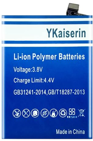 0 Zyklen Li-Polymer 5500 mAh BLP841 Hochleistungs-Handy-Akku, kompatibel mit Oppo Realme 8 RMX3085, mit komplettem Werkzeugset
