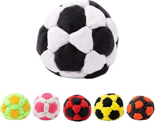 Vasedre Footbag Hacky Sack Ball Professionnel pour Les Tours,Ultra Suede et Remplissage de Sable, Remplie de Palettes en Plastique EPS pour Adolescents et Adultes (B)
