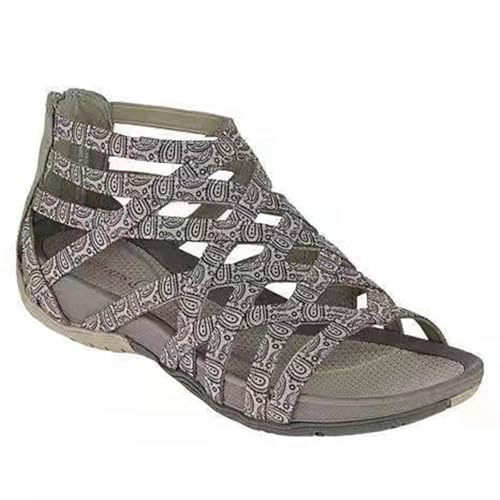 Sandalias mujer tiras verano, caña baja abierta, transpirables y cómodas, calzado caminar.