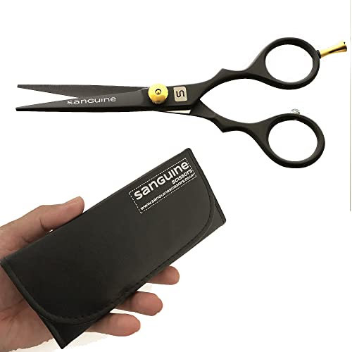 Professional Beard Trimming Scissors, Moustache Scissors, Men Hair Scissors - 5.0 inch, Ultra Sharp, Presentation Case