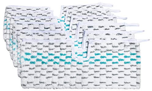 LTWHOME Microfaser Scrub Mop Pads Passen für Vileda O-Cedar ProMist MAX Spray Mop (Packung mit 6)