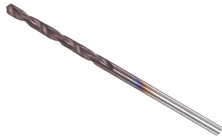 CoCud Solid Carbide Drill Bit, 1.6mm Diameter, AlTiSin Coated K45/P10 Tungsten Carbide Twist Drill Bits - (Applications: for Hardened Steel Stainless Steel Alloy), 1-Piece