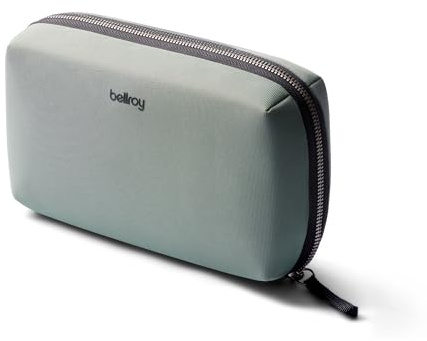 Bellroy Tech Kit, Etui mit Reißverschluss für Tech Accessoires (Akku, Ladegerät, Kabel, Kopfhörer) - Eucalyptus