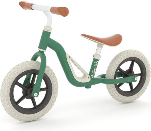 Chillafish Charlie Sport 12 Laufrad für Kleinkinder – Ultraleichtes Balance Bike mit Pannensicheren Reifen, Verstellbarem Sitz und Lenker CPCH01FLA