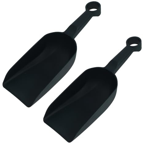 SUPVOX Ensemble De Pelles Ergonomiques en Plastique - 2 Petites Truelles - Fournitures De Jardinage Matériau PP Léger Idéal pour Et Creuser
