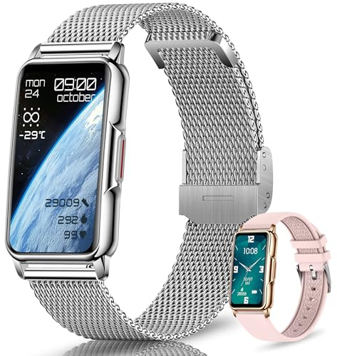 Moikmlih 126+ Sportmodi Smartwatch Herren Damen, 1,47 HD Smart Watch Fitnessuhr mit Bluetooth-Benachrichtigungen,Schrittzähler,Schlafmonitor,Herzfrequenzmessung,SpO2,IP68 Smartwatch für Android/iOS