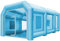 VEVOR Aufblasbares Zelt aufblasbares Spritzkabinenzelt individuelles Zelt 8 x 4 x 3 m, aufblasbares Lackierkabinenzelt, Autolackierkabine, riesige Arbeitsstation, 210D Oxford-Gewebe mit 2 Gebläsen