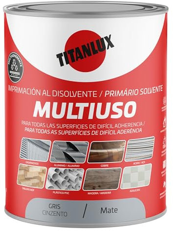 TITANLUX Imprimación Multiuso al Disolvente Gris 2,5L